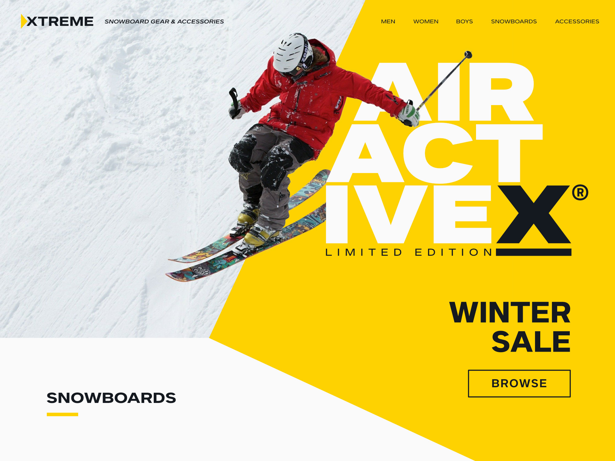 Dexa Pro sans serif font featured in a website layout
