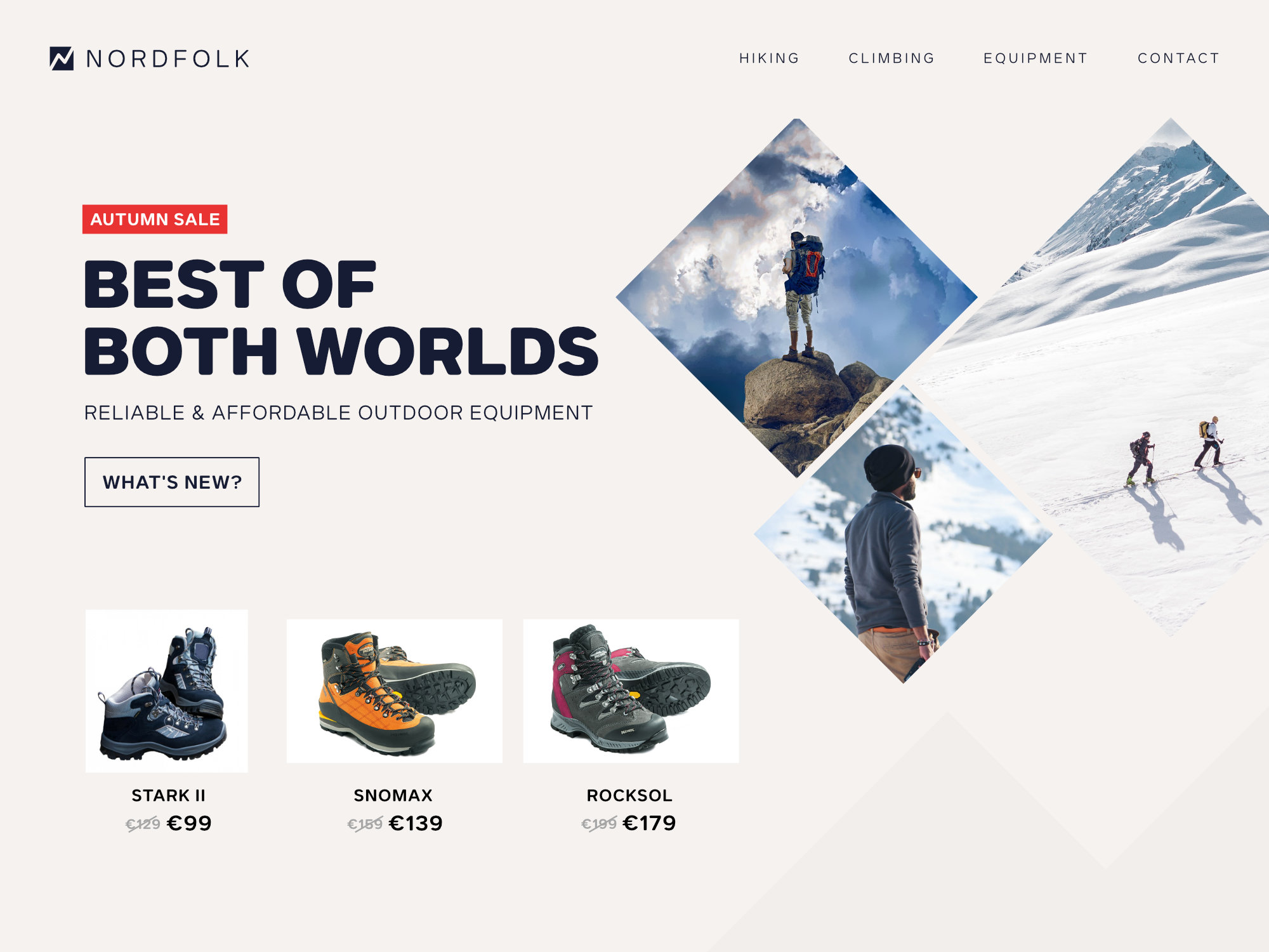 Dexa Round rounded sans serif font featured in a website layout