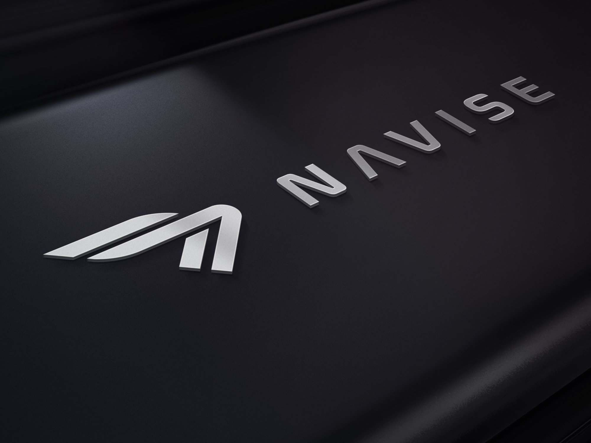 Luxury yacht logo design for Navise by Artevium, featuring a sleek custom emblem and modern typography